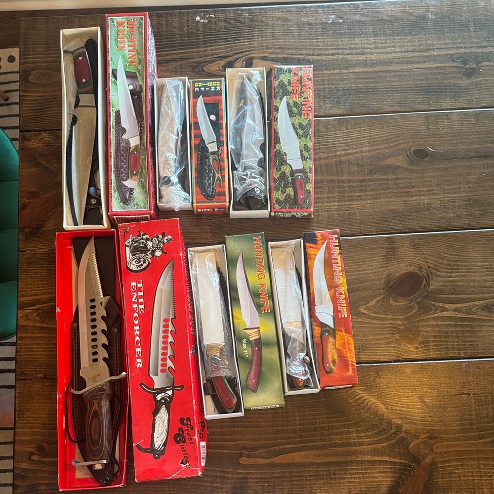 Set of Hunting Knives